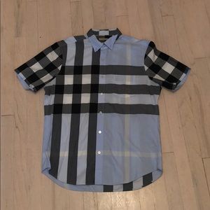 Burberry Short Sleeve Button Down